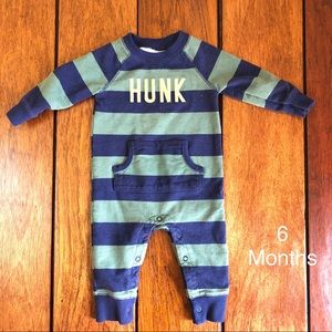 Baby boys Hunk Stripe Romper